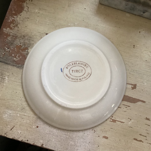 NEW Boleslawiec Polish pottery CUP + PLATE set - Picture 5 of 5